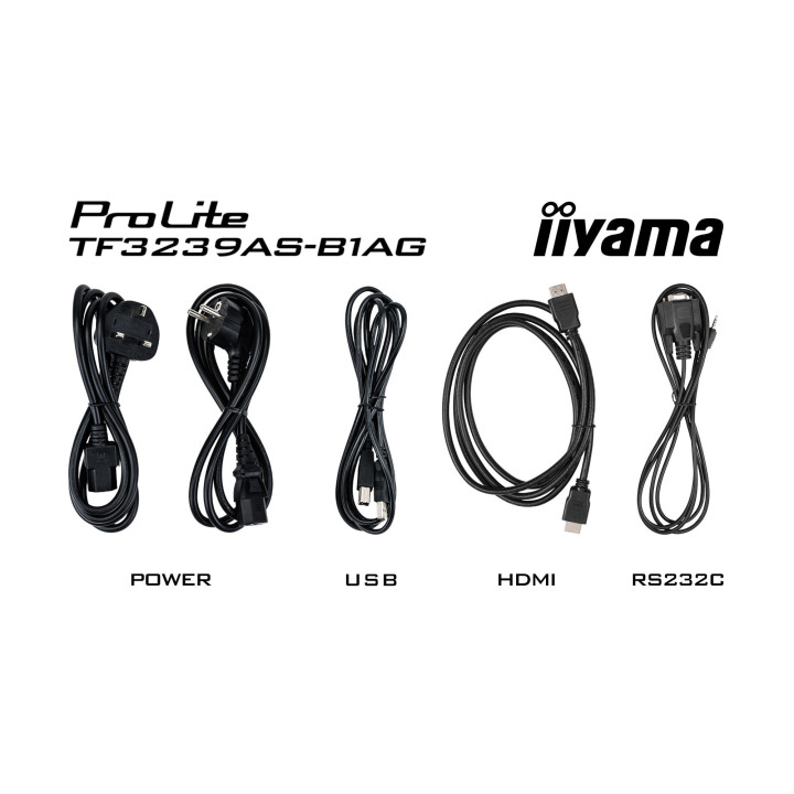 Тъч монитор IIYAMA TF3239AS-B1AG, 31.5" Full HD IPS Тъч Дисплей, Android 11 - 15