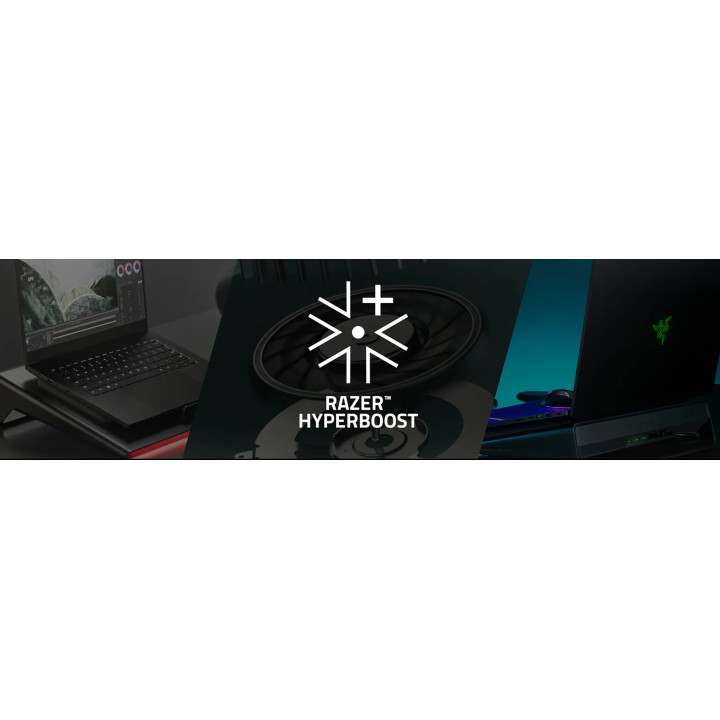Охладител за лаптоп RAZER, 14-18 инча, 3000 RPM, USB Hub, RGB LED - RC21-02300100-R3GW - 2