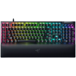 Механична геймърска клавиатура RAZER BlackWidow V4, жълти превключватели, пълен размер, USB кабел - RZ03-04691800-R3M1 - 1