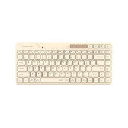 Безжична клавиатура A4tech FBK26 Cafe Latte, Кирилизирана, Multi-mode Bluetooth - FBK26-CAFE LATTE - 1