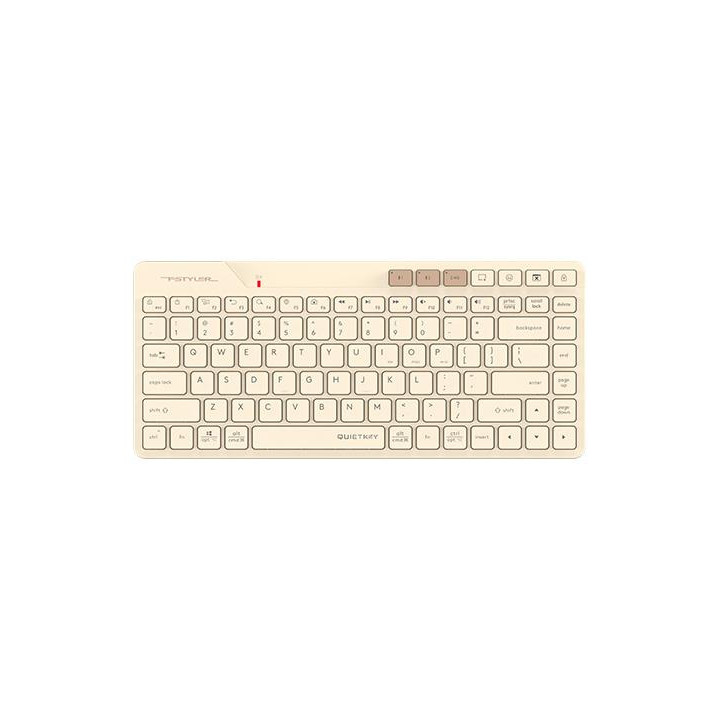 Безжична клавиатура A4tech FBK26 Cafe Latte, Кирилизирана, Multi-mode Bluetooth - FBK26-CAFE LATTE - 1