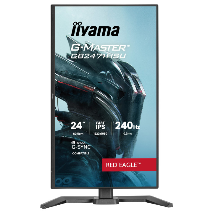 Монитор IIYAMA GB2471HSU-B1, 23.8" Full HD Fast IPS, 240Hz, 0.3ms, Adaptive Sync и G-SYNC  - 2