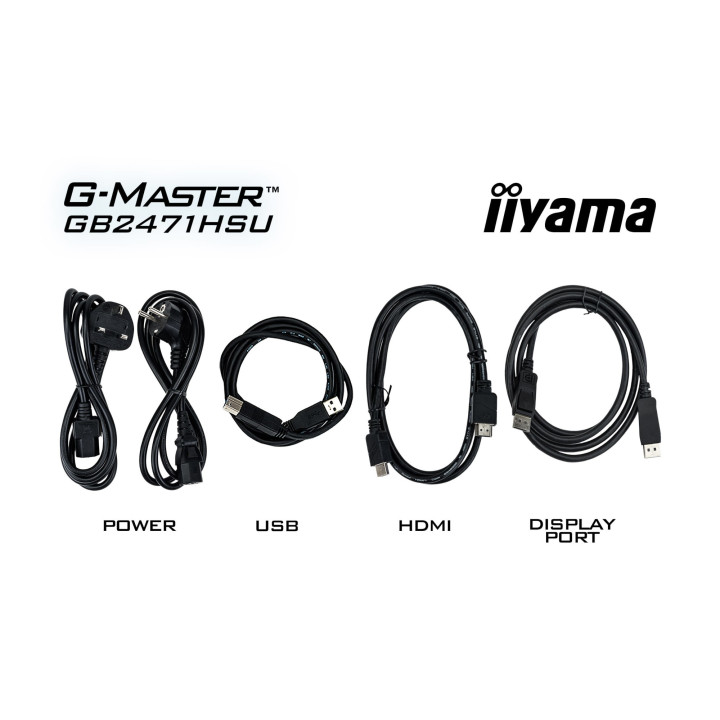 Монитор IIYAMA GB2471HSU-B1, 23.8" Full HD Fast IPS, 240Hz, 0.3ms, Adaptive Sync и G-SYNC  - 10