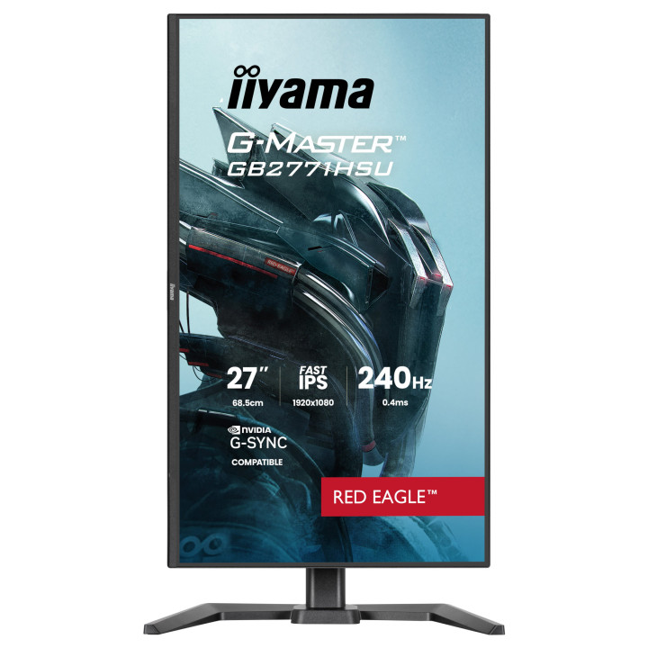 Монитор IIYAMA GB2771HSU-B1, 27" Full HD IPS 240Hz, 0.4ms, HDR 10 и Adaptive Sync - 2