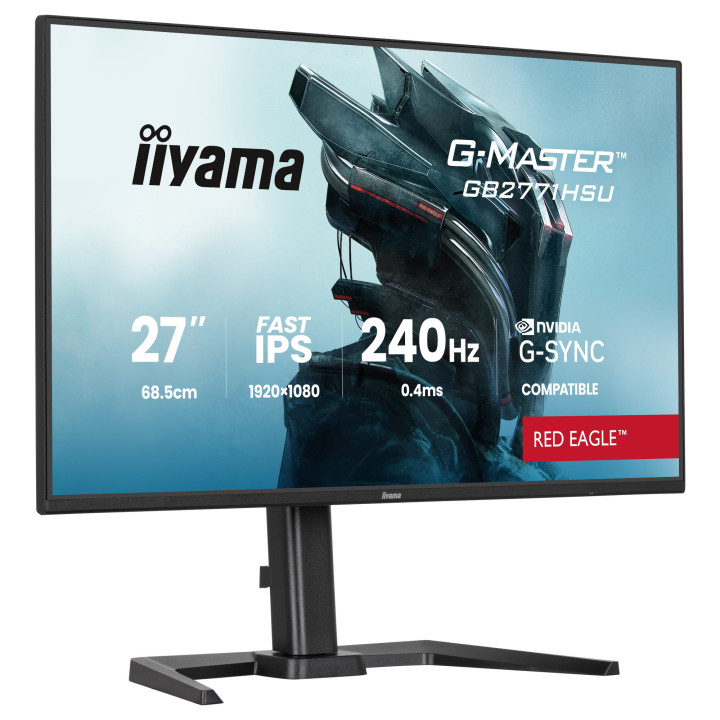 Монитор IIYAMA GB2771HSU-B1, 27" Full HD IPS 240Hz, 0.4ms, HDR 10 и Adaptive Sync - 3