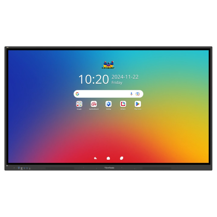 Интерактивен дисплей ViewSonic IFP7534, 75" 4K LED Infrared Multi Touch, Quad Core, 8GB RAM, 128GB Storage, Android 14 - 3