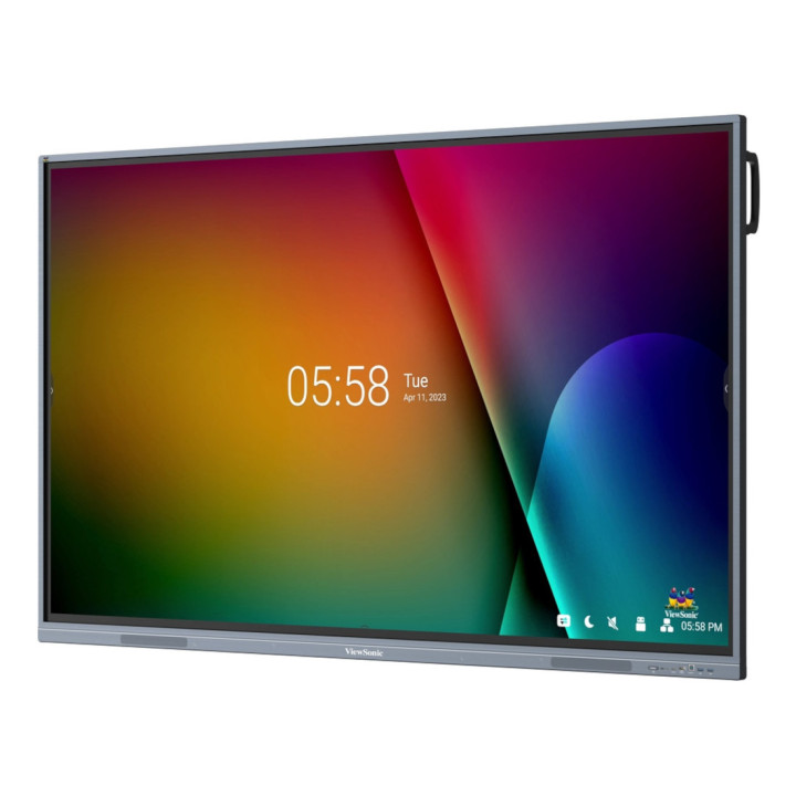 Интерактивен дисплей ViewSonic IFP7533-G, 75" 4K IPS Infrared Multi Touch, ARM Cortex A55, 8GB RAM, 128GB Storage, Android 13 - 