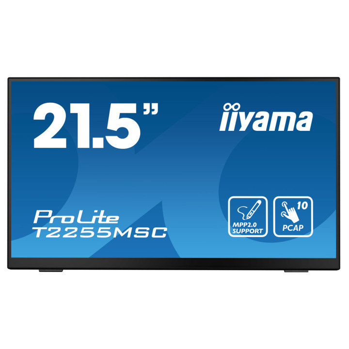 Преносим монитор IIYAMA T2255MSC-B1, 21.5" Full HD IPS Тъчскрийн - 1