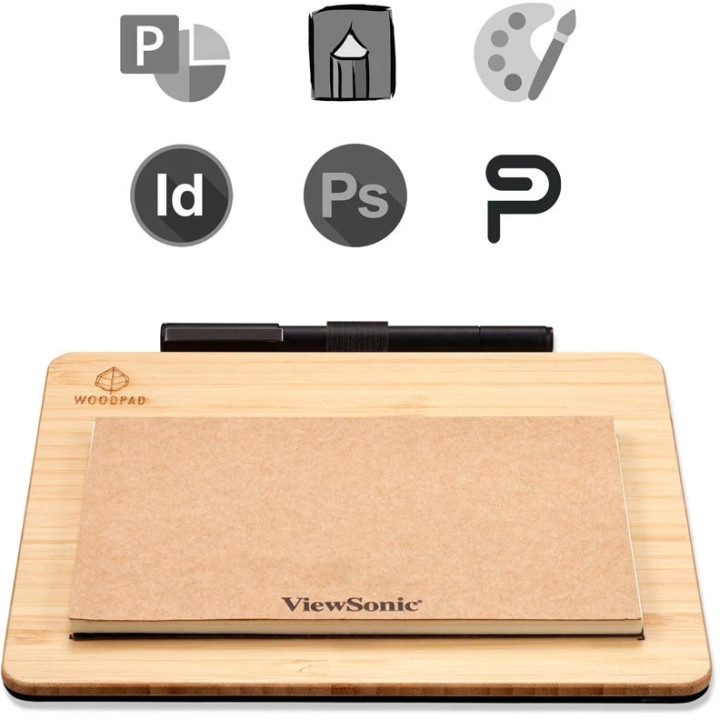 Графичен таблет Viewsonic PF0730-I0WW, 7.5", 5080 LPI, 4096 нива натиск - PF0730-I0WW - 3