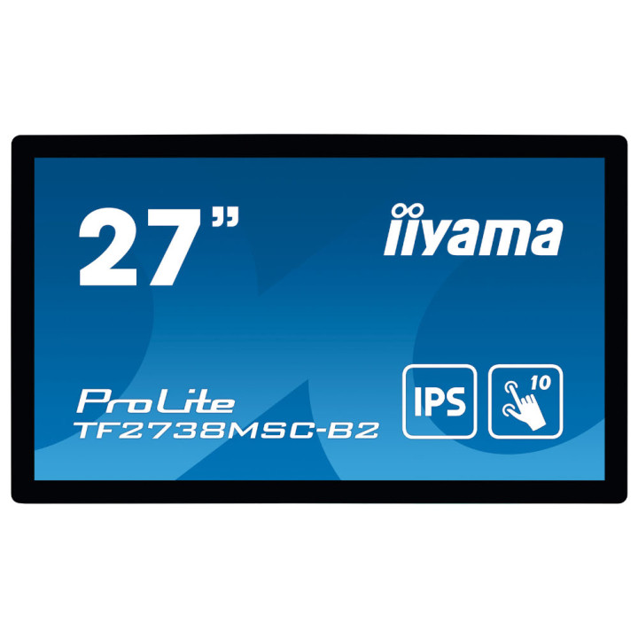 Тъч монитор IIYAMA TF2738MSC-B2, 27" Full HD IPS Capacitive multi-touch - 1