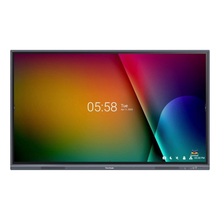Интерактивен дисплей ViewSonic IFP6533-G, 65" 4K IPS Infrared Multi Touch, Quad-core ARM Cortex A55, 8GB RAM, 128GB Storage, And