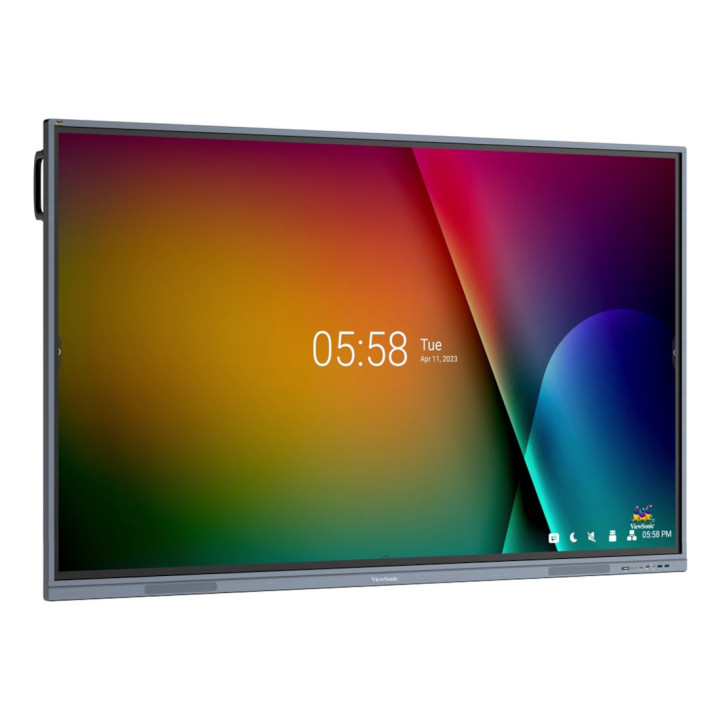 Интерактивен дисплей ViewSonic IFP6533-G, 65" 4K IPS Infrared Multi Touch, Quad-core ARM Cortex A55, 8GB RAM, 128GB Storage, And