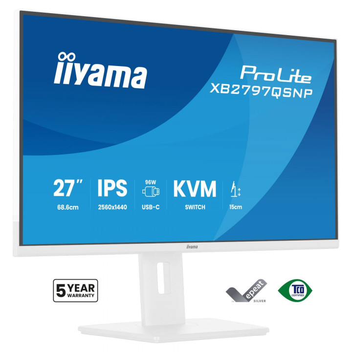 Монитор IIYAMA XB2797QSNP-W1, 27" QHD IPS - 4