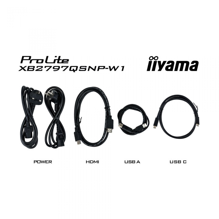 Монитор IIYAMA XB2797QSNP-W1, 27" QHD IPS - 12