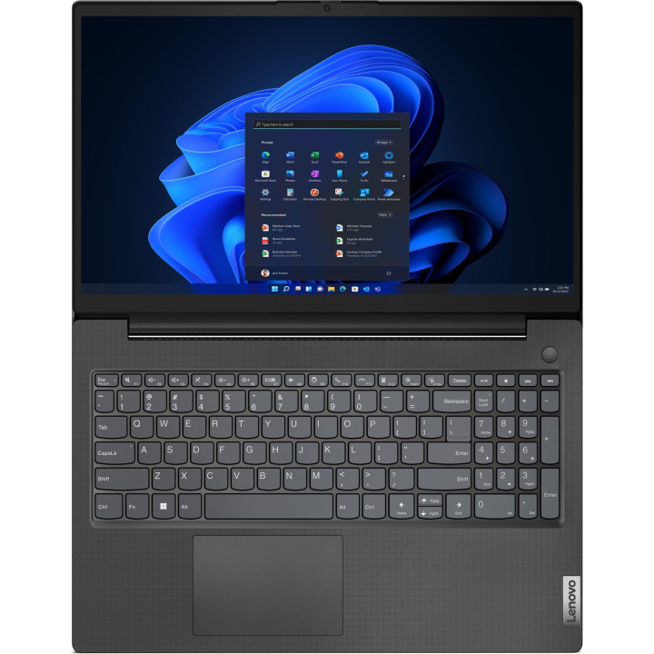 Лаптоп Lenovo V15 G4 AMN , 15.6" Full HD IPS, AMD Ryzen 5 7520U, 8GB LPDDR5, 512GB SSD, Free OS - 82YU00YYBM - 3