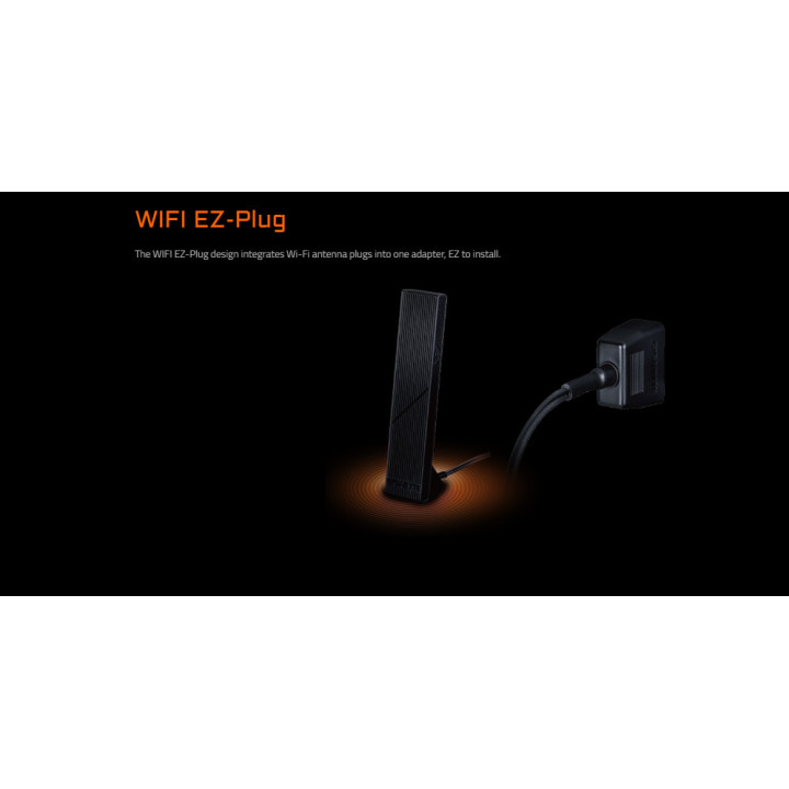 Безжична карта GIGABYTE GC-WIFI6E, WiFi 6E 2x2 802.11ax 2400Mbps, Bluetooth 5.2 - 2