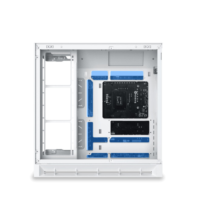 Кутия за компютър XIGMATEK PANO II AIR Arctic, Midi Tower, EATX, Mesh Top, Закалено стъкло, Бял - EN48524 - 7