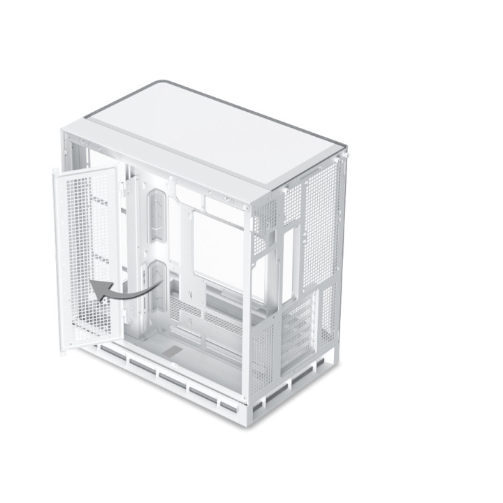 Кутия XIGMATEK Pano II Arctic, Midi Tower, Curved Tempered Glass, ARGB 8-вентилаторна система - EN48425 - 13