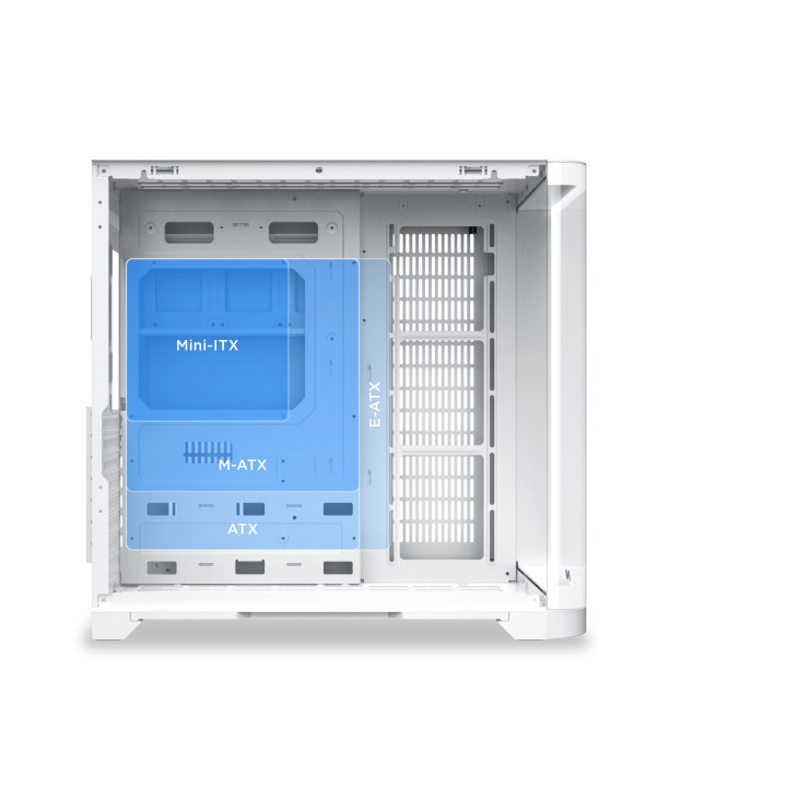 Кутия за компютър XIGMATEK Crystal Storm Arctic V2, Midi Tower EATX, Бял - EN49408 - 4