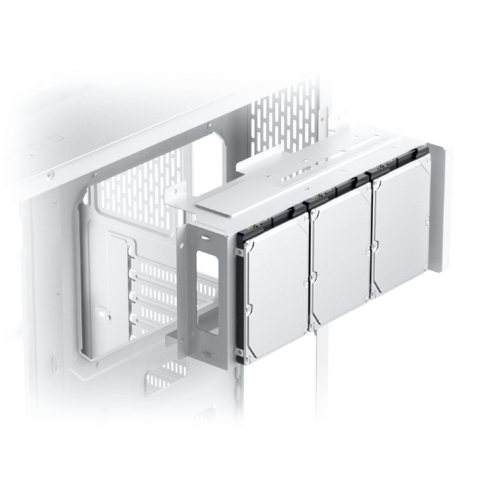 Кутия за компютър XIGMATEK Crystal Storm Arctic V2, Midi Tower EATX, Бял - EN49408 - 7