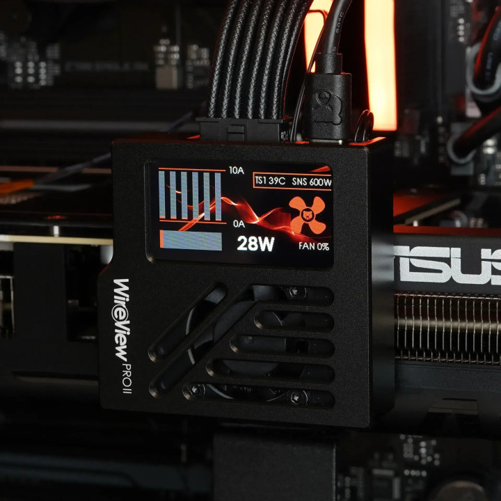 Датчик за видеокарта Thermal Grizzly WireView Pro II, 12V 2x6 конектор - TG-WV-P2-H19N - 3