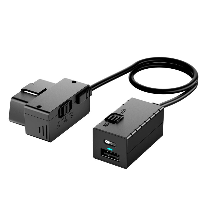 Инсталационен комплект VIOFO OP100, OBD-II интерфейс, двойни USB портове, поддръжка на паркинг режим - VIOFO-OP100 - 2