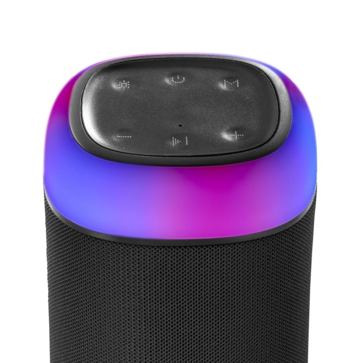 Bluetooth мобилна колонка Hama Shine 2.0, 30W, LED, Защита от вода, Черен - 188228