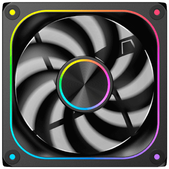 Комплект от 3 броя вентилатори XIGMATEK Infinity J22A, 3x 120mm PWM вентилатори, ARGB LED, Remote Control - EN49811 - 2