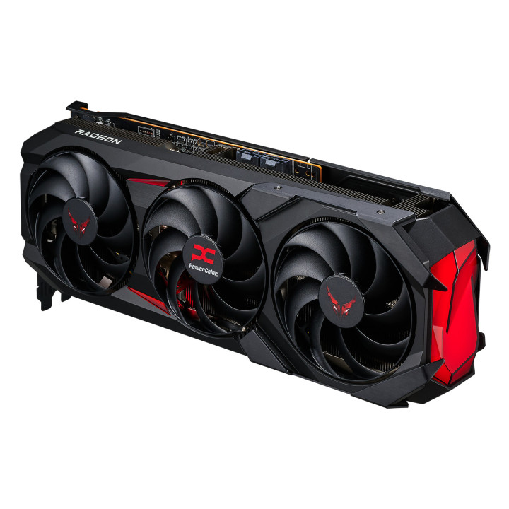 Видео карта PowerColor Radeon RX 9070 Red Devil, 12GB GDDR6 18Gbps - RX9070GRE 12G-E/OC - 3