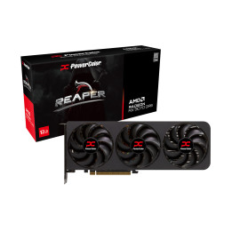 Видео карта PowerColor Radeon RX 9070 GRE Reaper, 12GB GDDR6 18Gbps - RX9070GRE 12G-A - 1
