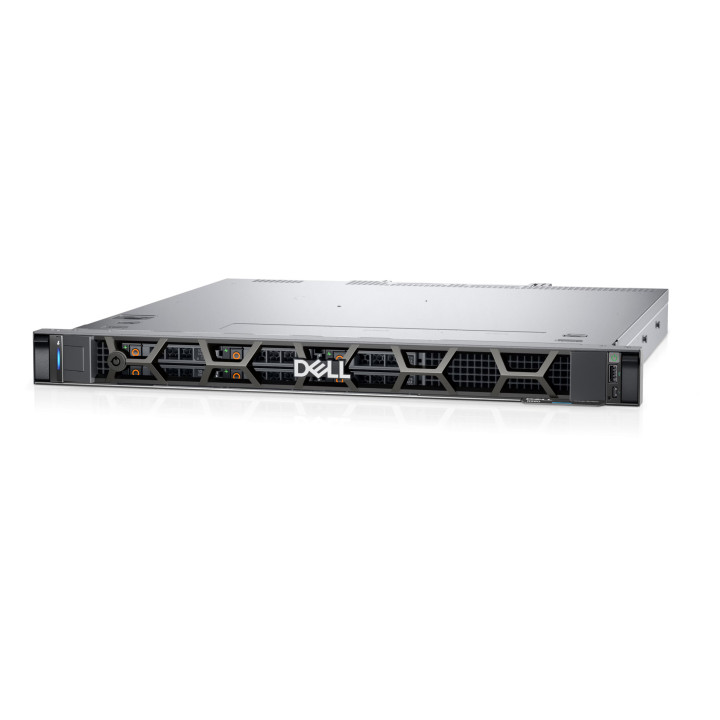 Сървър DELL EMC PowerEdge R260, Xeon 6315P 2.8GHz 4C/4T, 128GB DDR5 5600 UDIMM, 6x960GB SSD SATA - EMEA_PER260FLEXI1_6315P_128G-