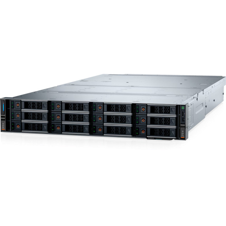 Сервър Dell EMC PowerEdge R760XD2, Dual Xeon 4309 2.6GHz 8C/16T, 64GB DDR5 5600, BOSS N1 2x480GB M.2, Windows Server 2022 - R760