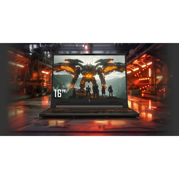 Лаптоп Acer Nitro V16 AI ANV16-42-R4CR, 16.0", WQXGA, AMD Ryzen 7 260, RTX 5070 8GB GDDR7 DLSS 4, 16 GB, 1 TB SSD - NH.U1FEX.006