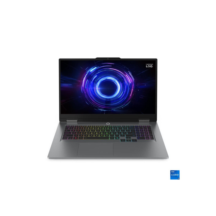 Лаптоп LENOVO LOQ, 17.3" FHD 165Hz, Intel Core i5-13450HX, RTX 5050 8GB, 16GB DDR5, 1TB SSD, Без ОС - 83JH00DRBM - 1
