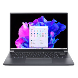 Лаптоп Acer Swift X 14 SFX14-71G-75L8, 14.5" 2.8K OLED 120Hz, Intel Core i7-13700H, RTX 4050 6GB, 16GB DDR5, 1TB SSD, Windows 11