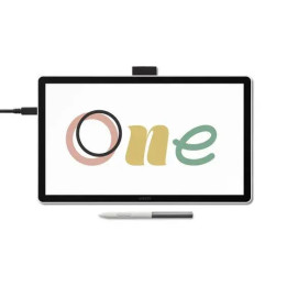 Графичен таблет WACOM One pen display 14.0", 1920 x 1080, USB-C, 4096 нива на натиск - DTC141W0 - 1