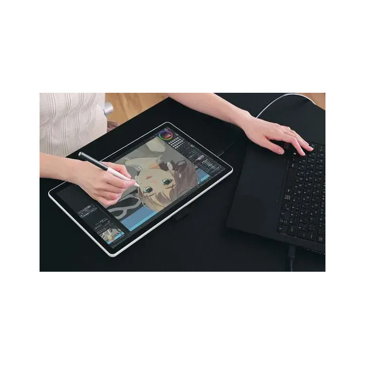 Графичен таблет WACOM One pen display 14.0", 1920 x 1080, USB-C, 4096 нива на натиск - DTC141W0 - 3