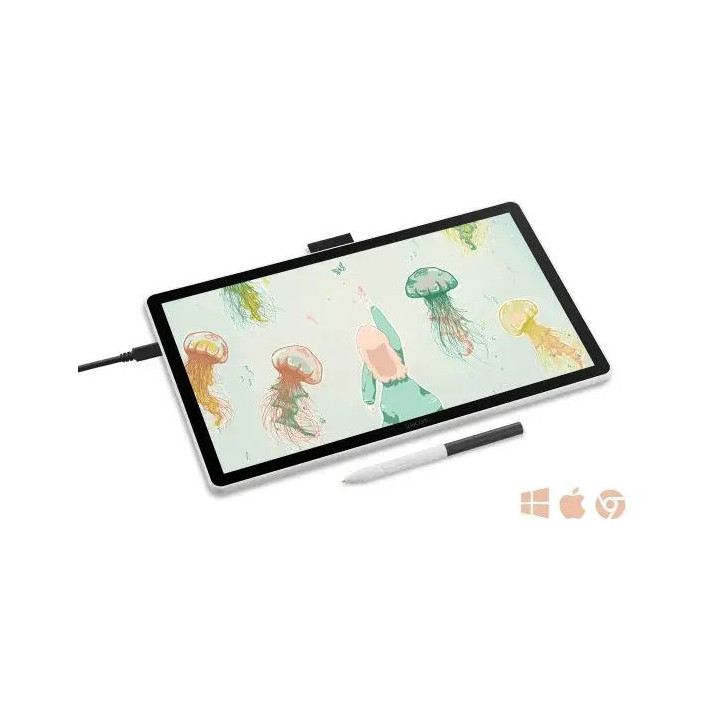 Графичен таблет WACOM One pen display 14.0", 1920 x 1080, USB-C, 4096 нива на натиск - DTC141W0 - 10