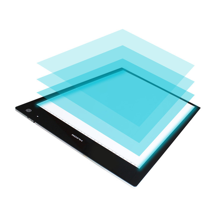 LED светеща подложка за рисуване HUION L4S, 321.50 x 228.50 mm, 1000 lpi, USB - L4S - 6