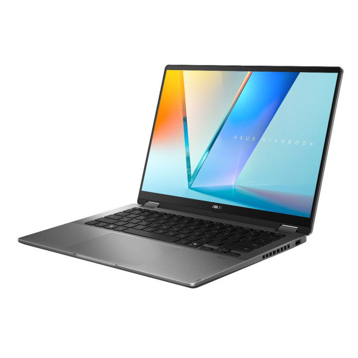 Лаптоп ASUS VIVOBOOK 14 FLIP TP3407SA-SG155WNA, 14" WUXGA OLED, Intel Core Ultra 7 258V, 32GB LPDDR5X, 1TB SSD, Win 11 Home - 90