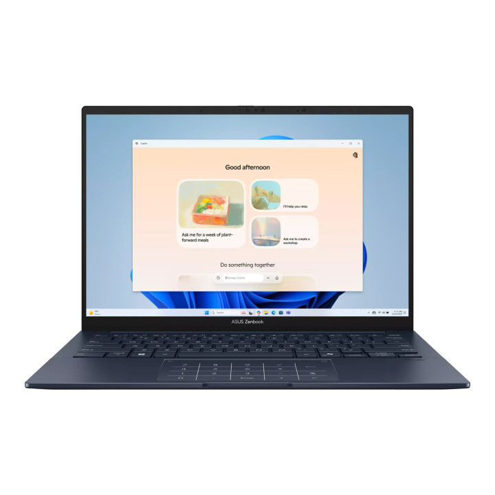 Лаптоп ASUS Zenbook 14 UX3405CA-ST786XNA, 14" 3K OLED 120Hz, Intel Core Ultra 9 285H, 32GB LPDDR5X, 1TB SSD, Windows 11 Pro - 90
