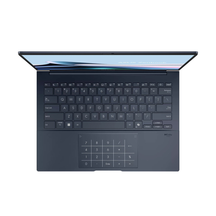 Лаптоп ASUS Zenbook 14 UX3405CA-ST786XNA, 14" 3K OLED 120Hz, Intel Core Ultra 9 285H, 32GB LPDDR5X, 1TB SSD, Windows 11 Pro - 90