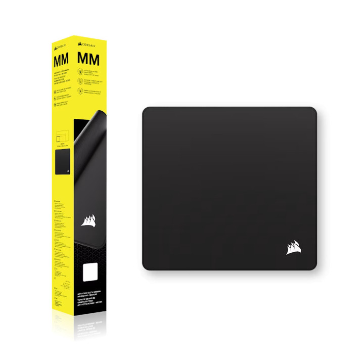 Геймърска пътна подложка CORSAIR MM, Средна, Черна - CH-941D0A0-WW - 8