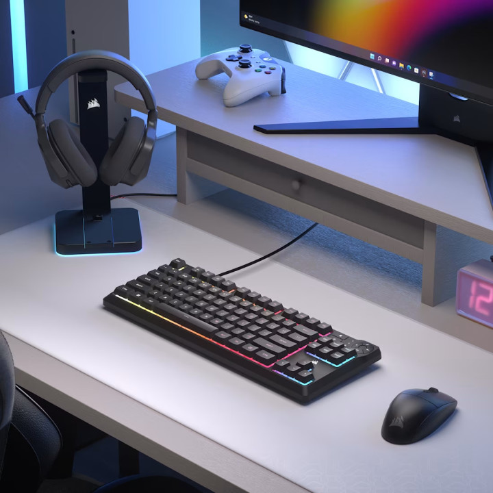 Геймърска клавиатура Corsair K55 Core TKL RGB - CH-9216065-NA - 9