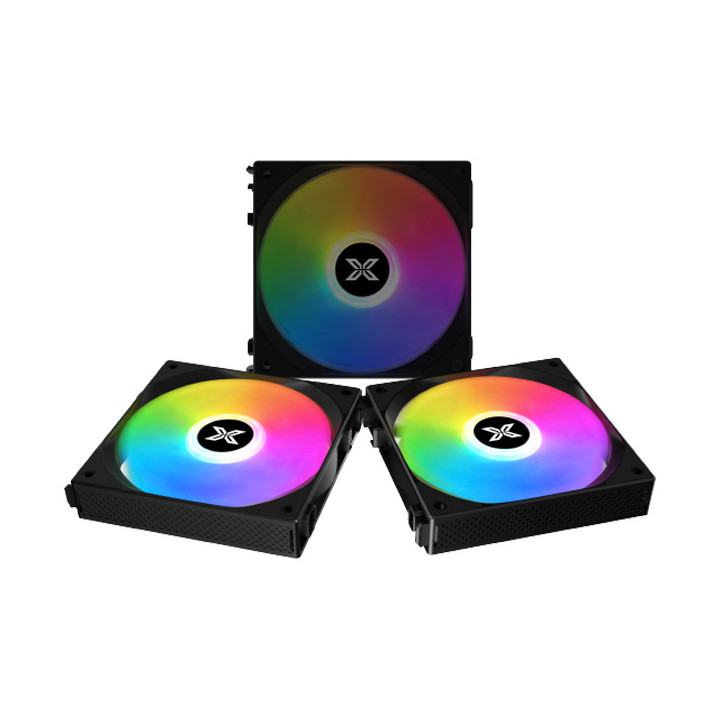 Охладител за процесор XIGMATEK Starlink EN41303, 3x120mm вентилатора, RGB LED, Hydro Bearing, 900-1800 RPM - 1
