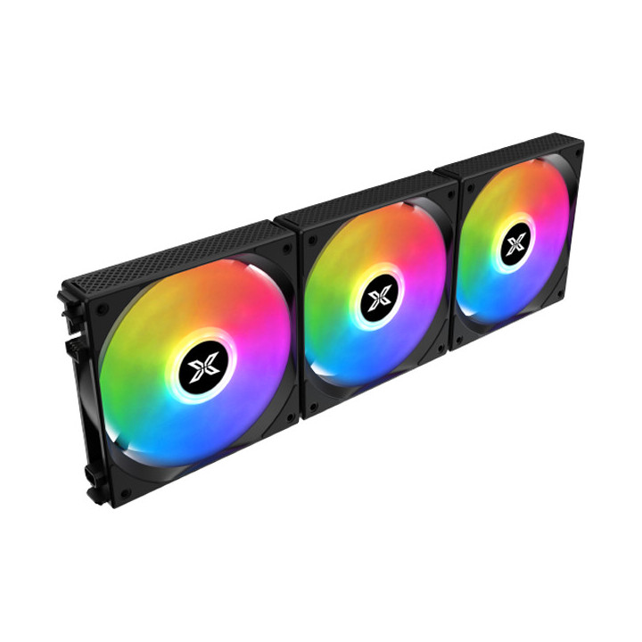 Охладител за процесор XIGMATEK Starlink EN41303, 3x120mm вентилатора, RGB LED, Hydro Bearing, 900-1800 RPM - 2