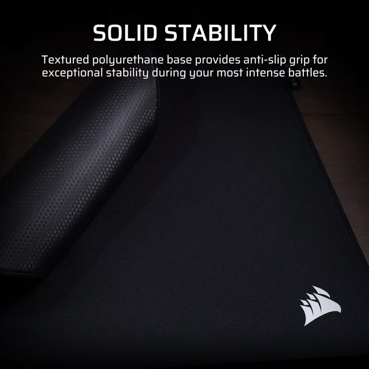 Геймърска подложка за мишка CORSAIR MM PRO Large, 450×400×4 мм, черна - CH-941C060-WW - 3