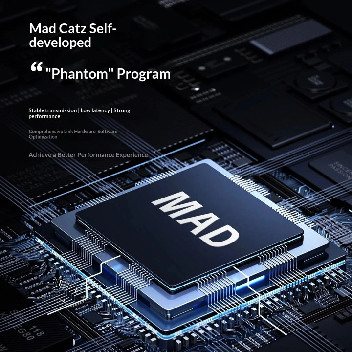 Безжична геймърска мишка Madlions M3 Pro, Mad Catz Custom Sensor, 30000 DPI, 1000Hz, Бяла - M3-PRO-WH - 4