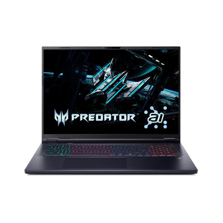 Лаптоп ACER Predator Helios Neo 18 AI PHN18-72-77L2, 18" WQXGA 240Hz IPS, Intel Core Ultra 7 255HX, NVIDIA GeForce RTX 5070 8GB,