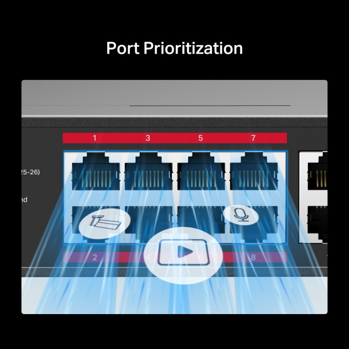 Мрежов комутатор Mercusys MS126CP, 24-портов 10/100 Mbps PoE+, 2-портов Gigabit, Rackmount - 7